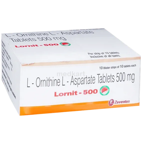 lornit 500mg tablet 10's